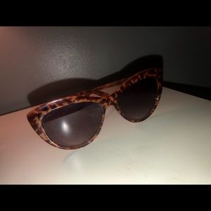 Rounded Cat Eye Tortoise shell colored Sunglasses
